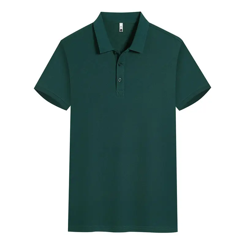 Beige Polo Shirt Men Women Summer Office Wear