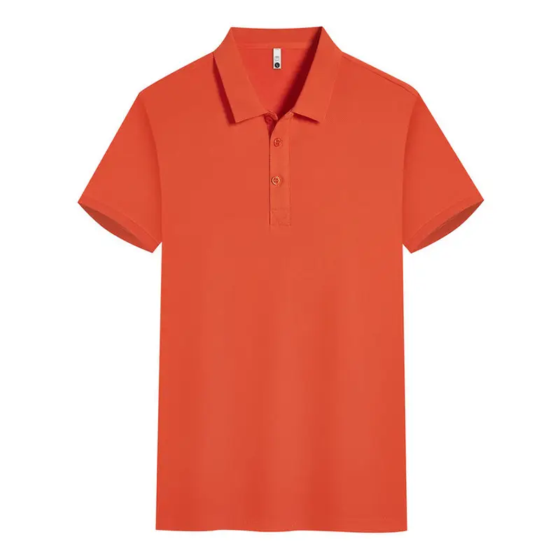 Beige Polo Shirt Men Women Summer Office Wear
