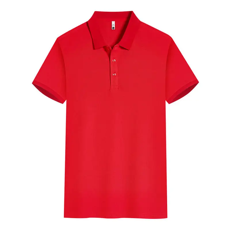 Beige Polo Shirt Men Women Summer Office Wear