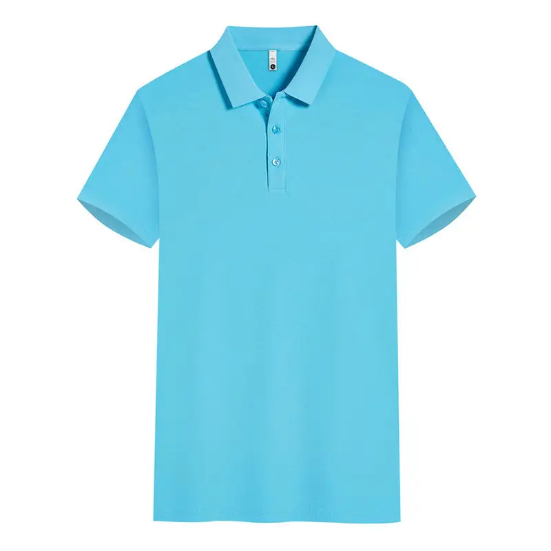 Beige Polo Shirt Men Women Summer Office Wear