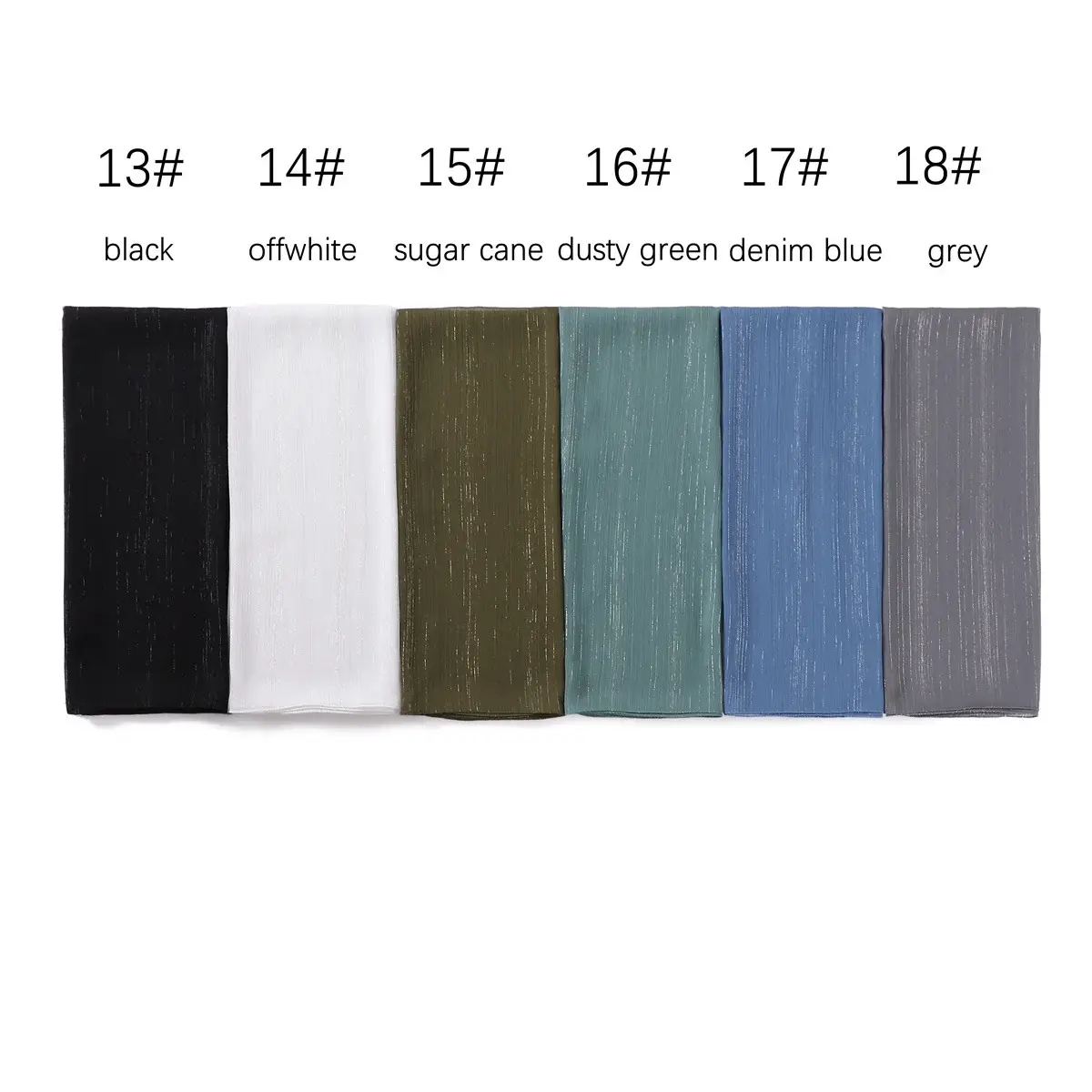 Brown Pressure Pleated Chiffon Scarf for Women — feature 11
