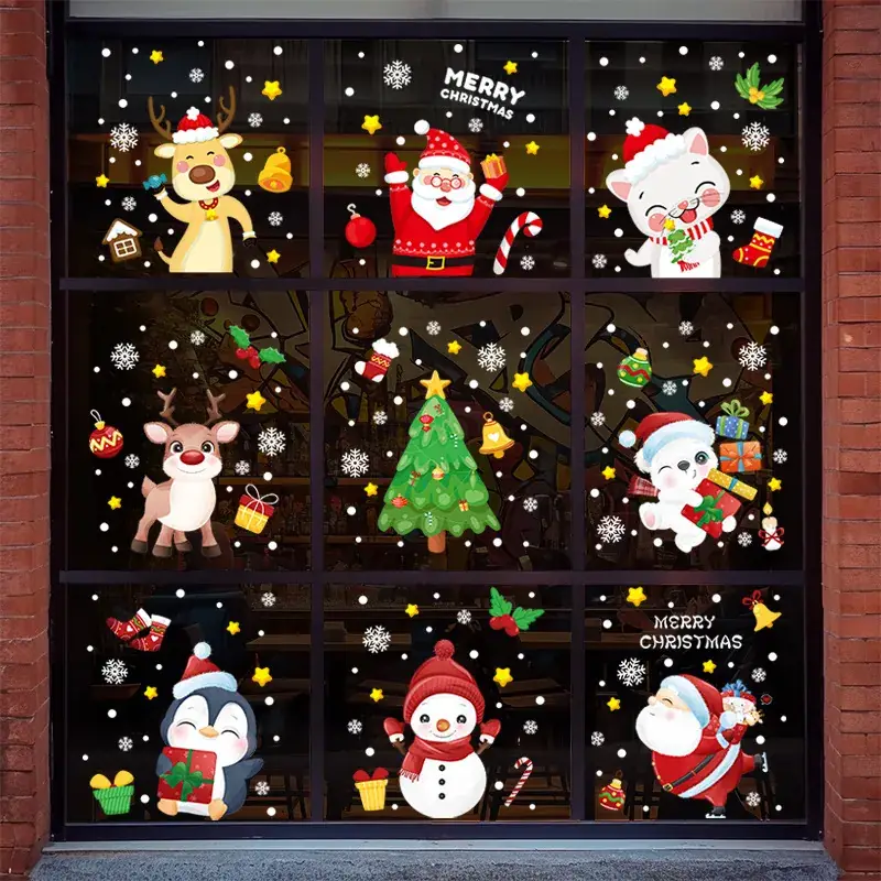 Christmas Snowflake Electrostatic Glass Stickers 200x30cm