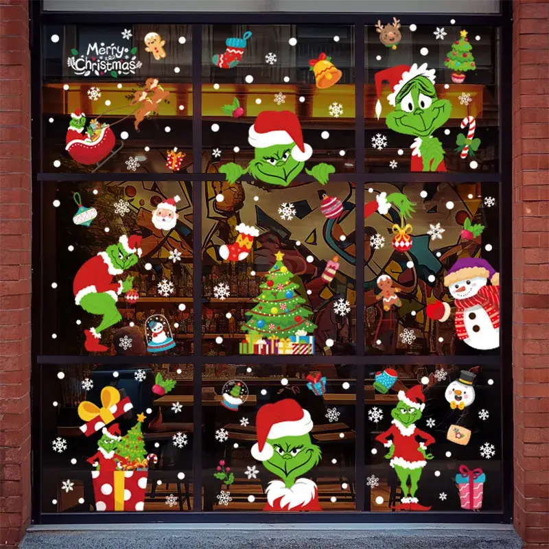 Christmas Snowflake Electrostatic Glass Stickers 200x30cm