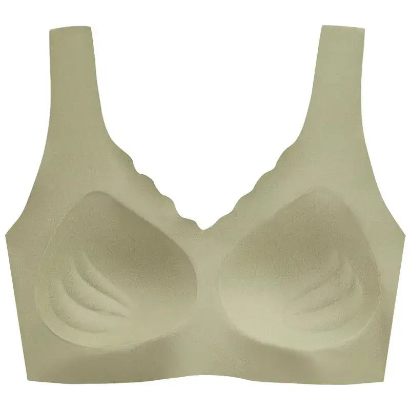 Pink Fixed Cup Non-Rimless Push Up Bra