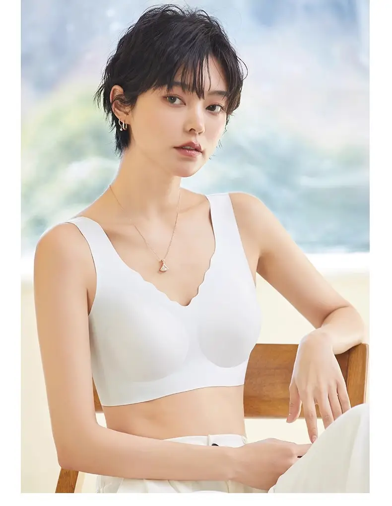 Pink Fixed Cup Non-Rimless Push Up Bra — feature 16