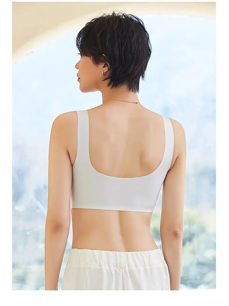Pink Fixed Cup Non-Rimless Push Up Bra — feature 17