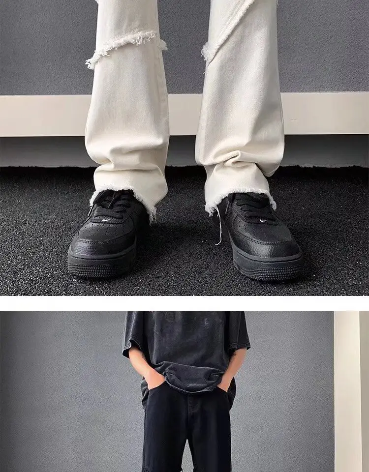 American Vibe Style White Cargo Pants for Men — feature 11