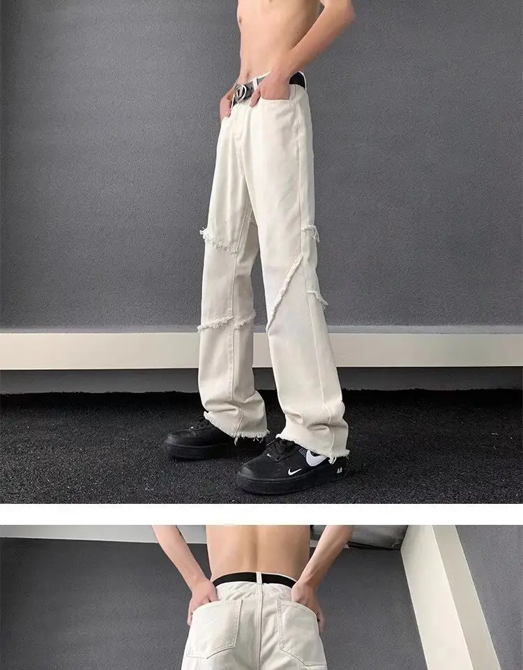 American Vibe Style White Cargo Pants for Men — feature 6