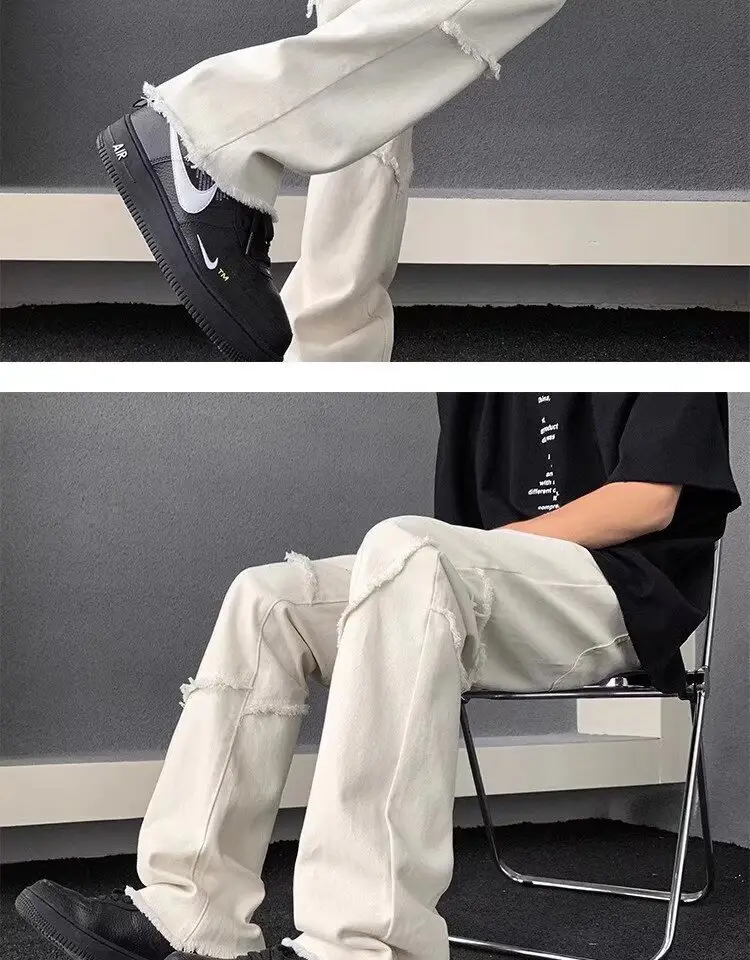 American Vibe Style White Cargo Pants for Men — feature 8