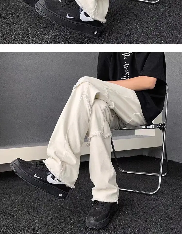 American Vibe Style White Cargo Pants for Men — feature 9