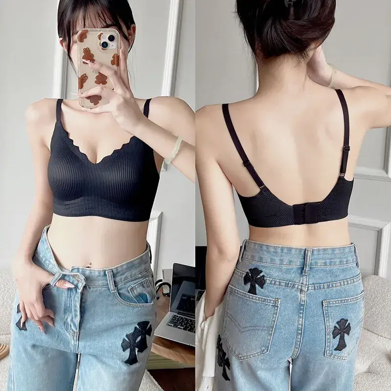 Women Push-Up Seamless Bra Back Style Breathable - Image 3