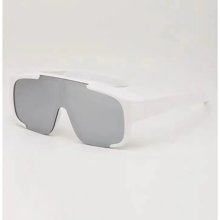 Anti-UV Sunglasses Large Frame Black Men's - Image 15