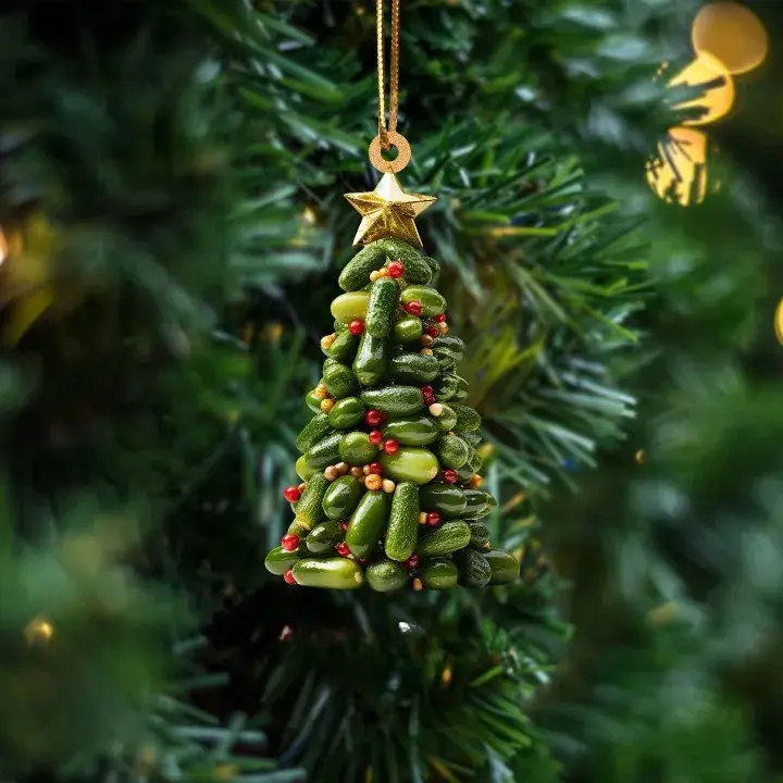 Cross-Country Christmas Book Tree Pendant Decor - Image 4