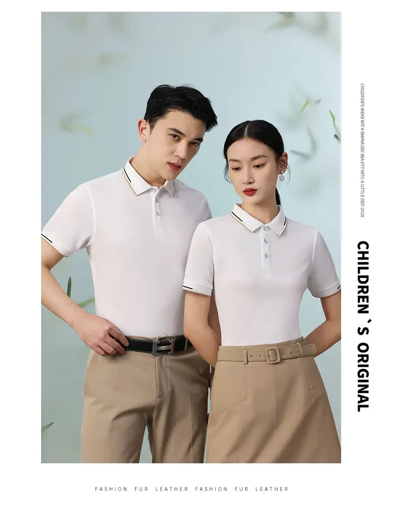 Men's Pink Polo Shirt with Custom Print & Sweat Absorbent Fabric — feature 10