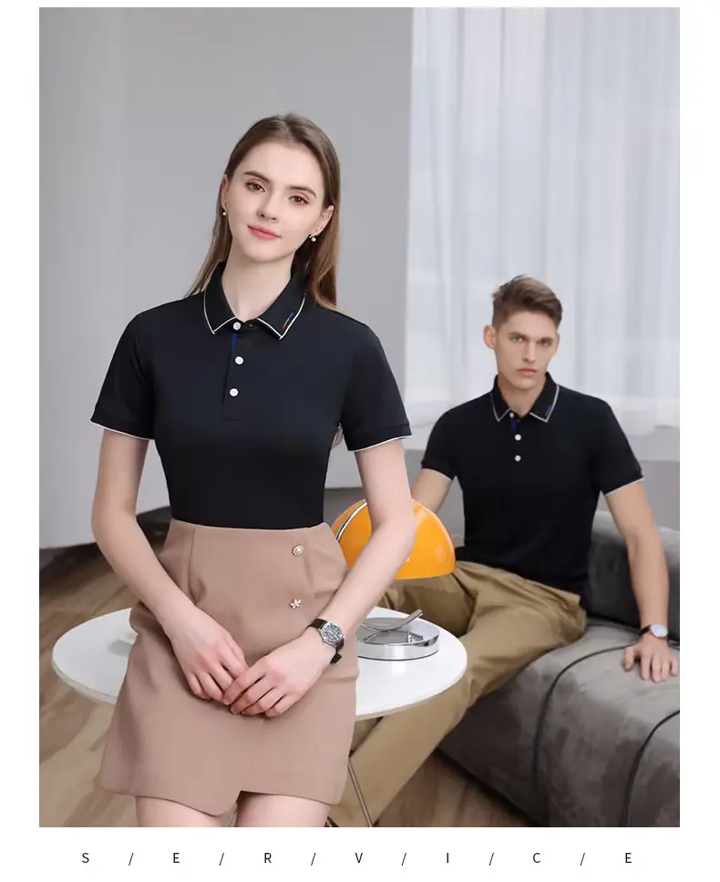 Men's Pink Polo Shirt with Custom Print & Sweat Absorbent Fabric — feature 25