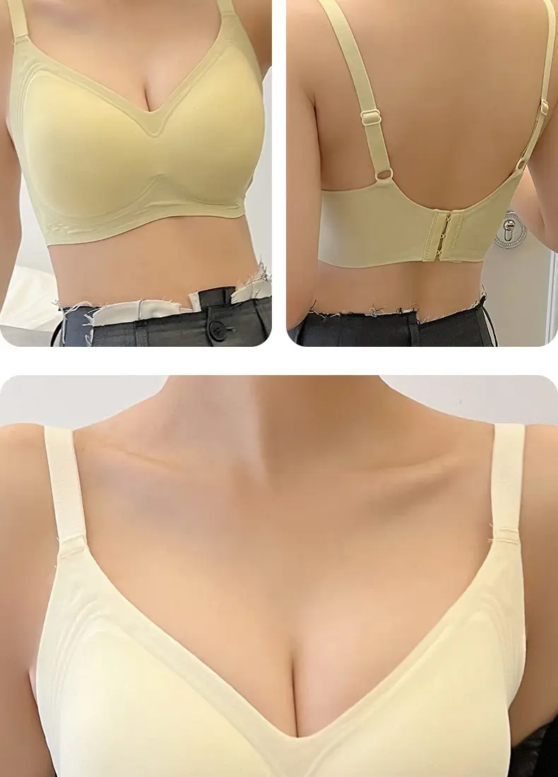 Jelly Shaped Lace-up Bra Women's Round Plump — feature 15