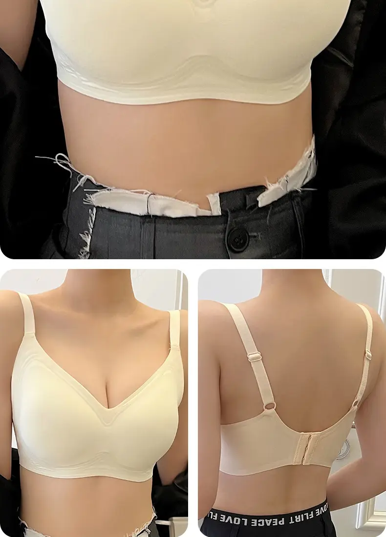 Jelly Shaped Lace-up Bra Women's Round Plump — feature 16