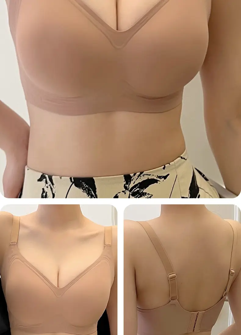 Jelly Shaped Lace-up Bra Women's Round Plump — feature 19