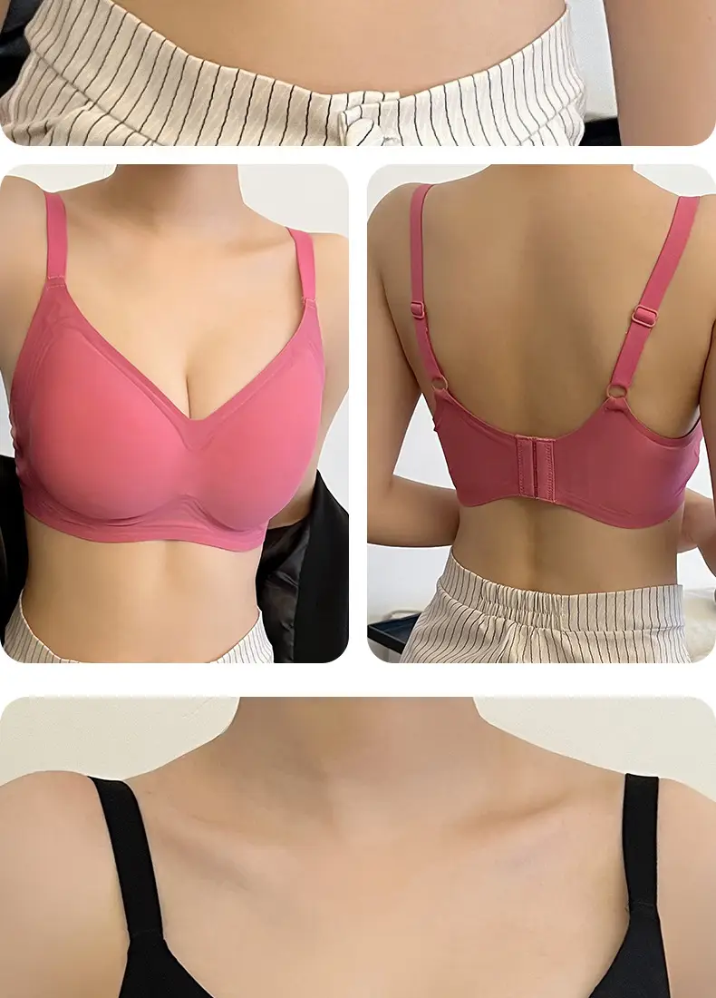 Jelly Shaped Lace-up Bra Women's Round Plump — feature 21