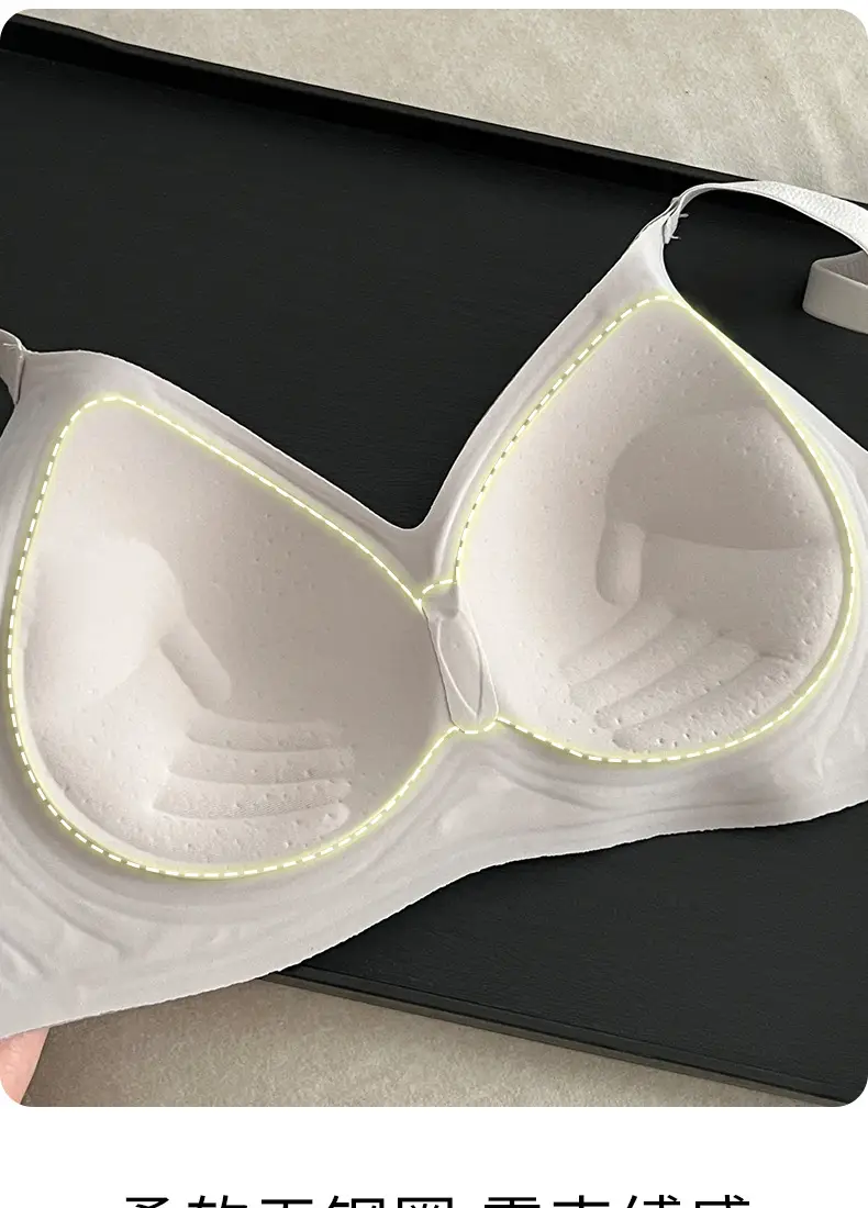 Jelly Shaped Lace-up Bra Women's Round Plump — feature 7