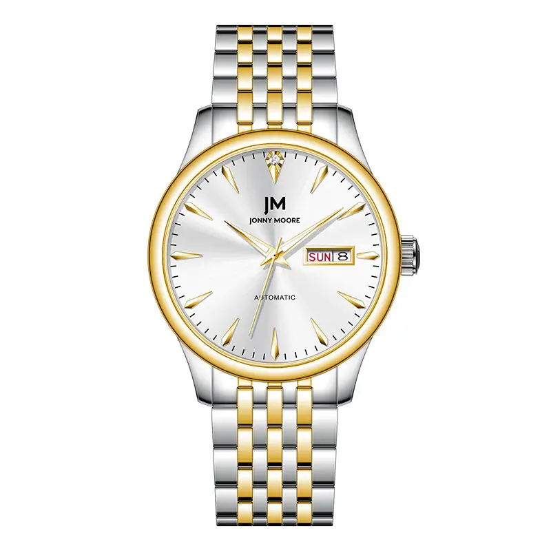 Men's Gold Plated Automatic Mechanical Watch with Luminous Dial - Image 6