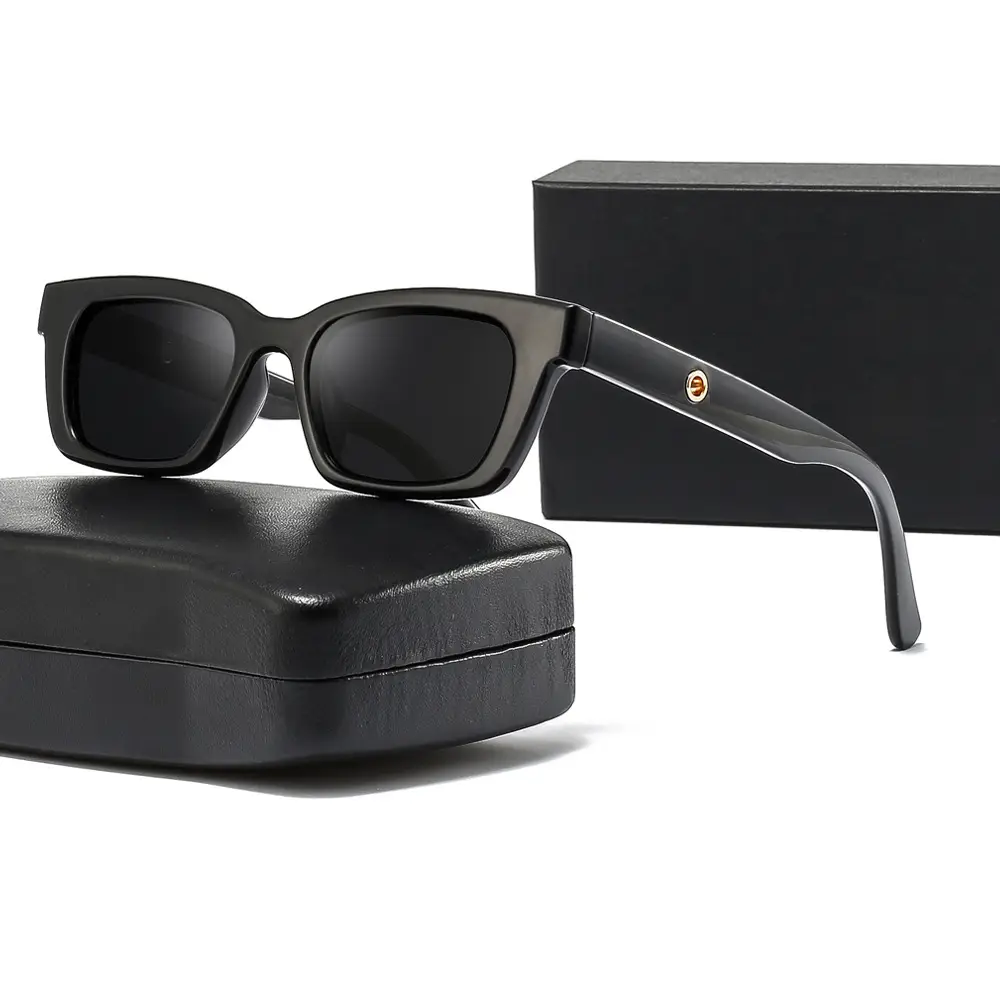 Women Anti-Ultraviolet Slimming Sunglasses Black - Image 16