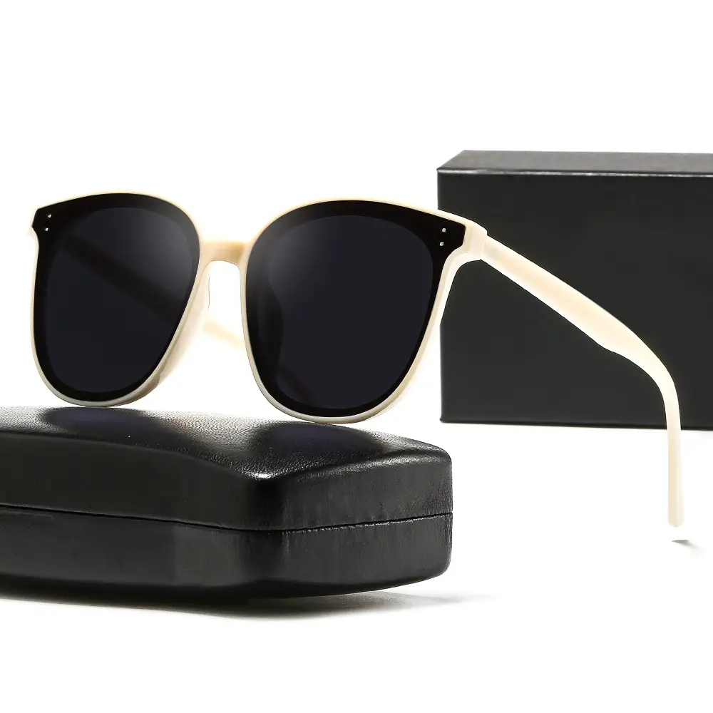 Women Anti-Ultraviolet Slimming Sunglasses Black - Image 19