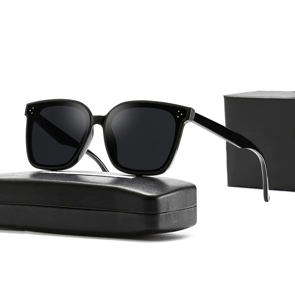 Women Anti-Ultraviolet Slimming Sunglasses Black - Image 2