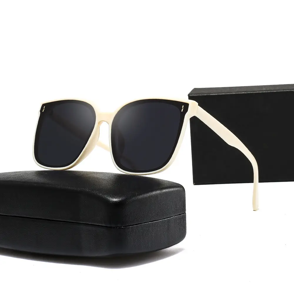 Women Anti-Ultraviolet Slimming Sunglasses Black - Image 21