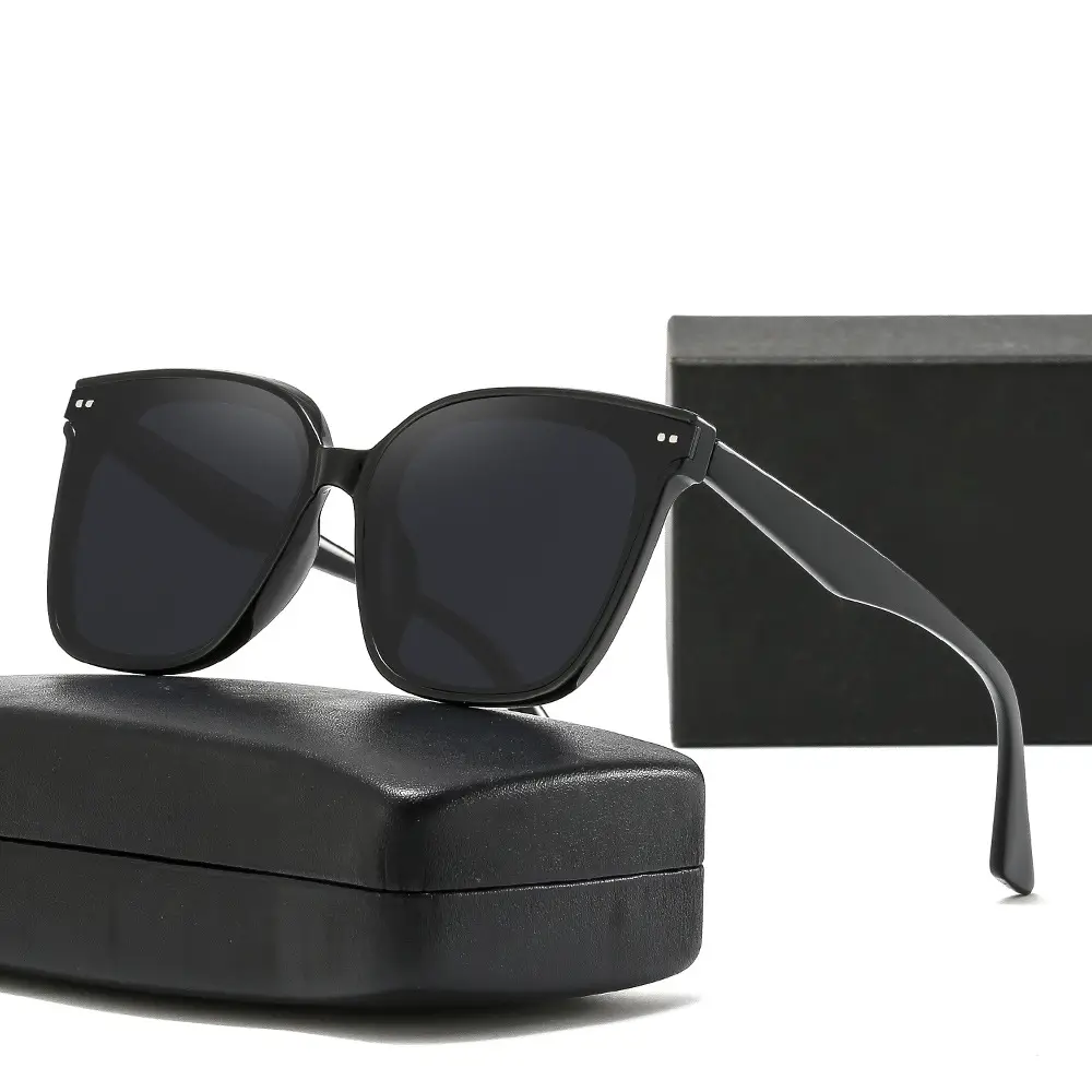 Women Anti-Ultraviolet Slimming Sunglasses Black - Image 23
