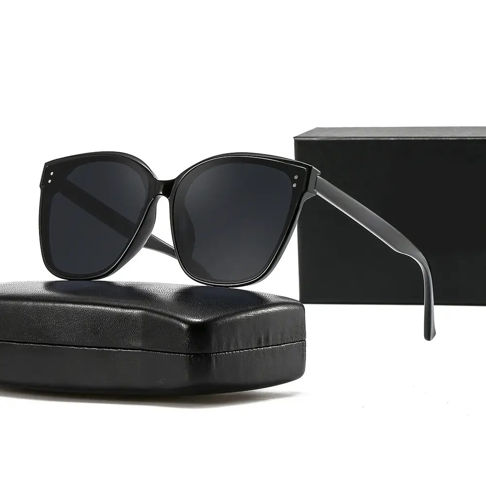 Women Anti-Ultraviolet Slimming Sunglasses Black - Image 25