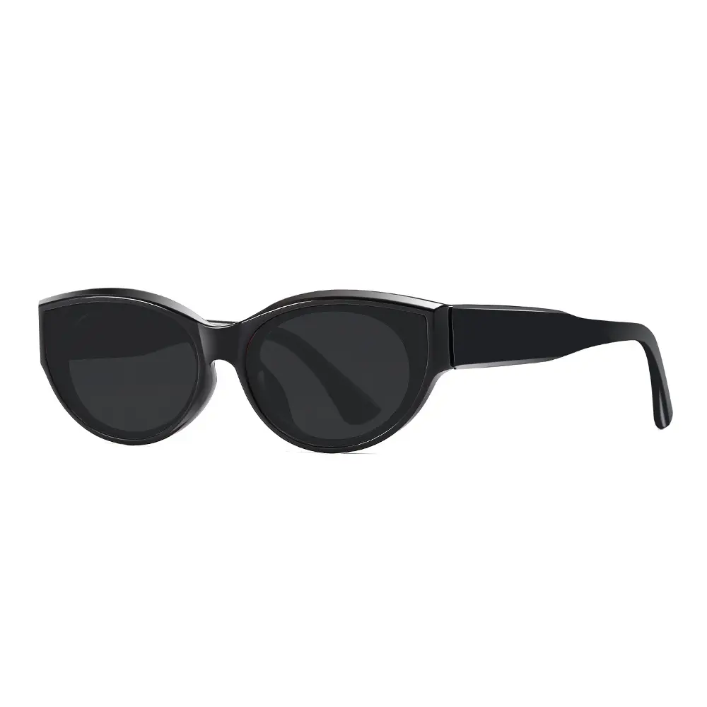Women Anti-Ultraviolet Slimming Sunglasses Black - Image 37
