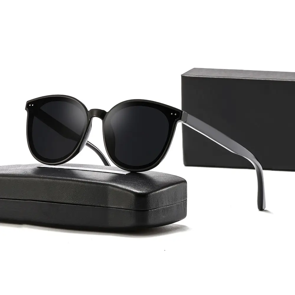 Women Anti-Ultraviolet Slimming Sunglasses Black - Image 4
