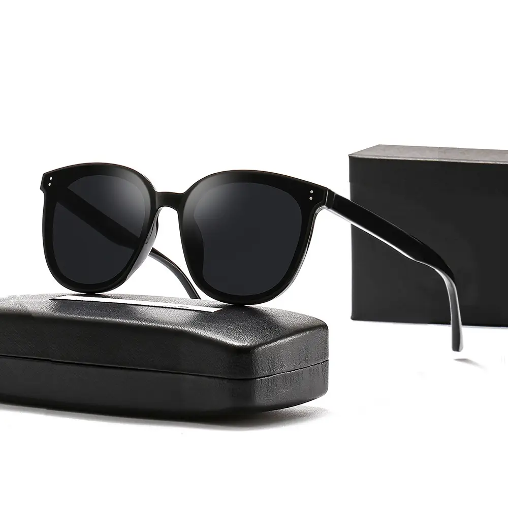 Women Anti-Ultraviolet Slimming Sunglasses Black - Image 5
