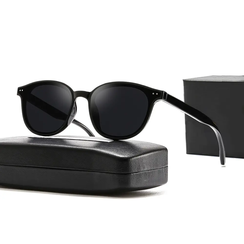 Women Anti-Ultraviolet Slimming Sunglasses Black - Image 6