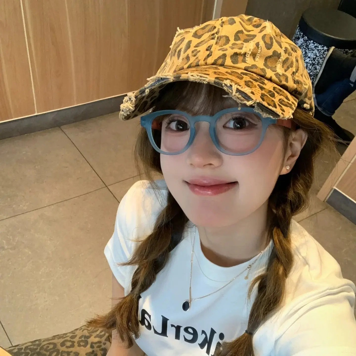 Leopard Print Cap Women Men Retro Casual All Size - Image 5