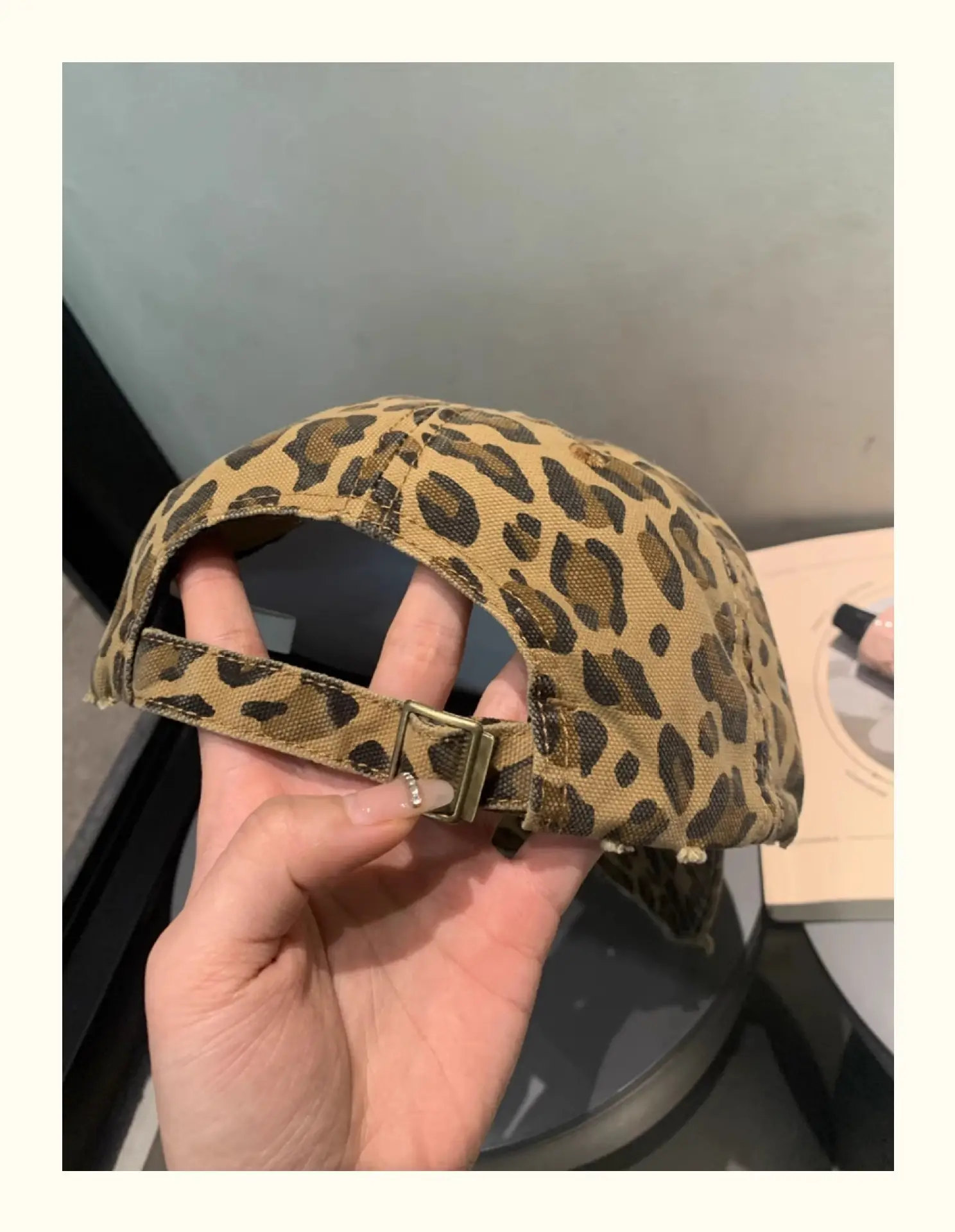 Leopard Print Cap Women Men Retro Casual All Size — feature 24