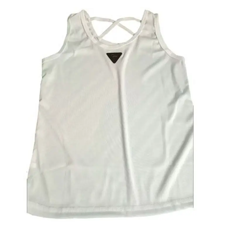 plus size Vest Metal Triangle Label Inner Camisole Vest Slim-fit Outer Wear Sleeveless Pit Strip Top Base Vest All-match