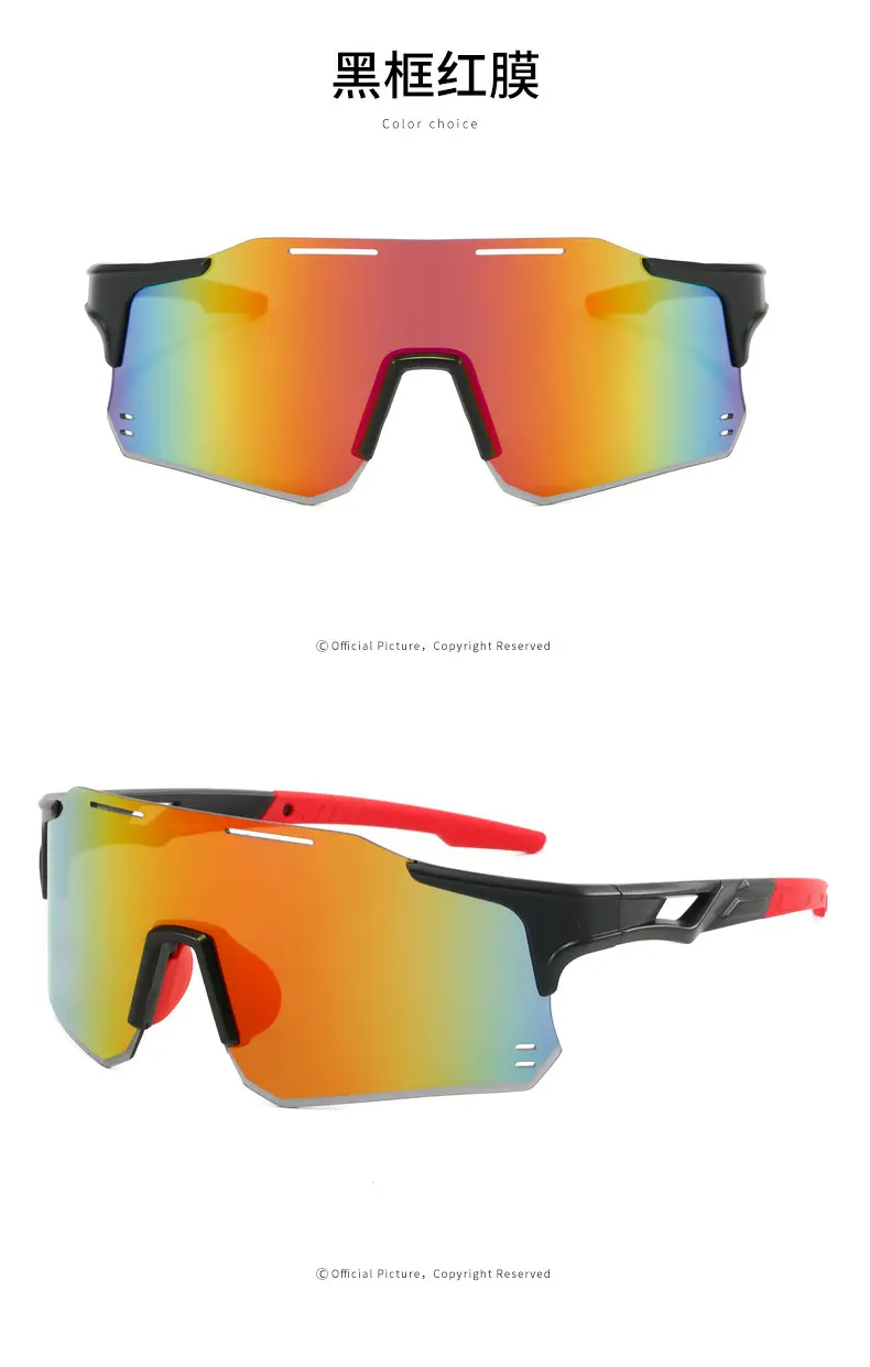 Men's Windproof Sports Sunglasses Blue Gradient — feature 49