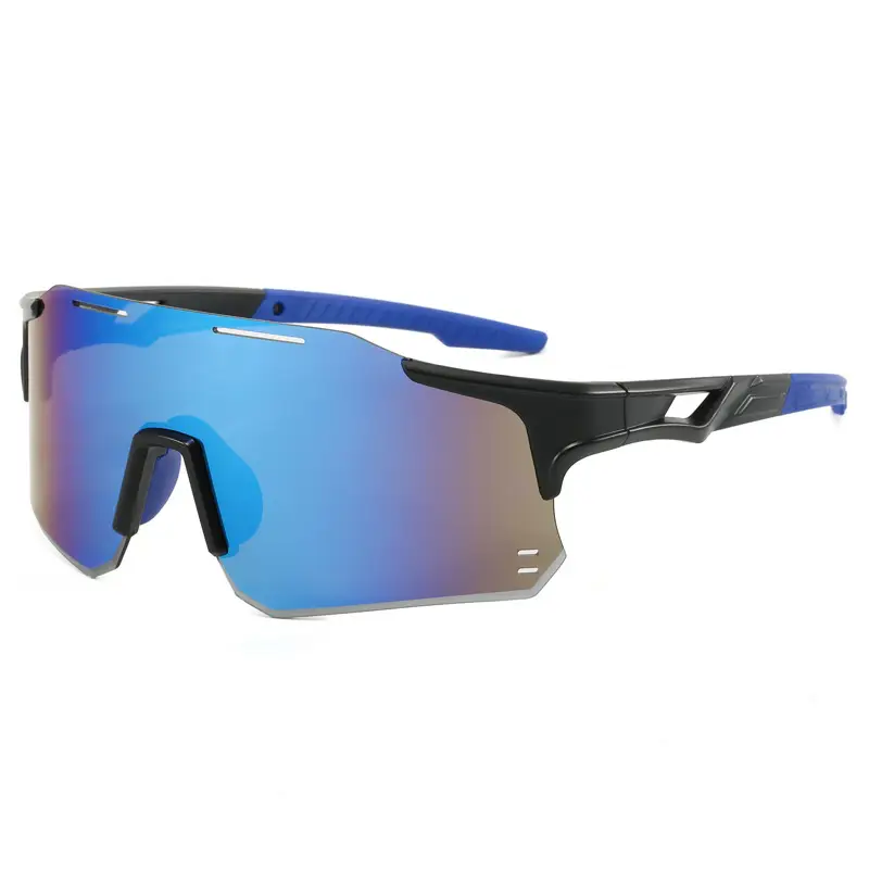 Men's Windproof Sports Sunglasses Blue Gradient - Image 2