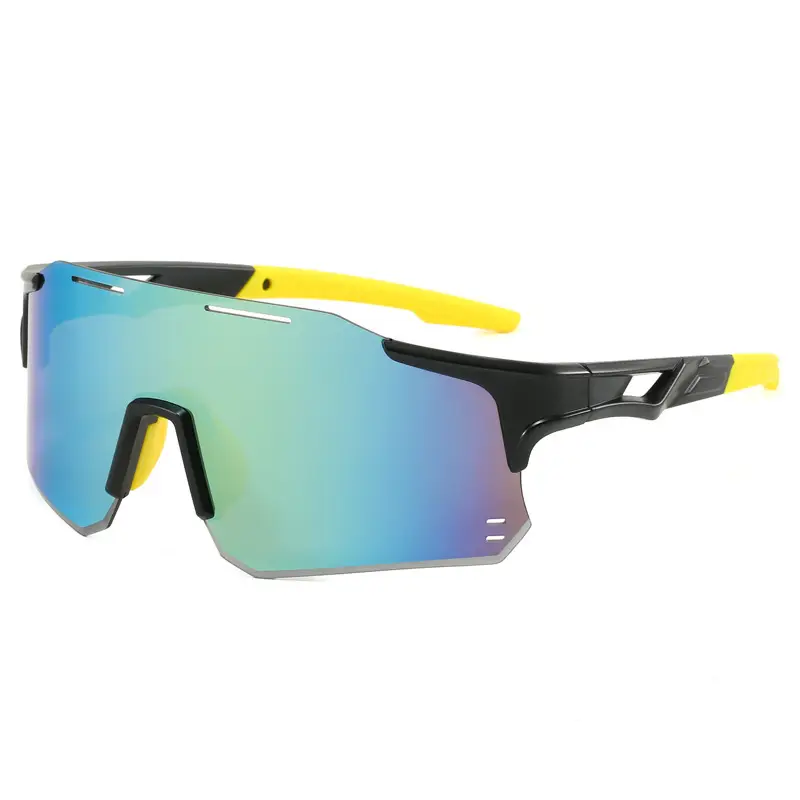 Men's Windproof Sports Sunglasses Blue Gradient - Image 7