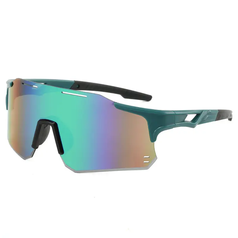 Men's Windproof Sports Sunglasses Blue Gradient - Image 8