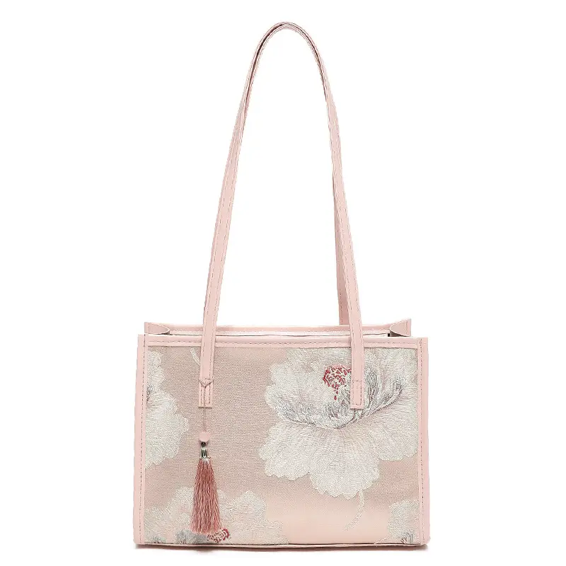 Women's New Chinese Style Shoulder Bag with Tassel - Image 7