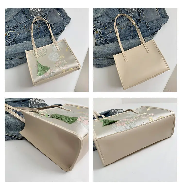 Women's New Chinese Style Shoulder Bag with Tassel — feature 10