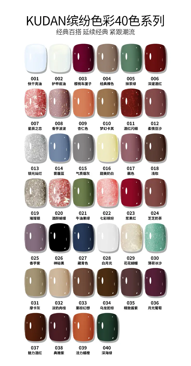 Kudan Oily Nail Polish Baking-Free Durable 8m — feature 9