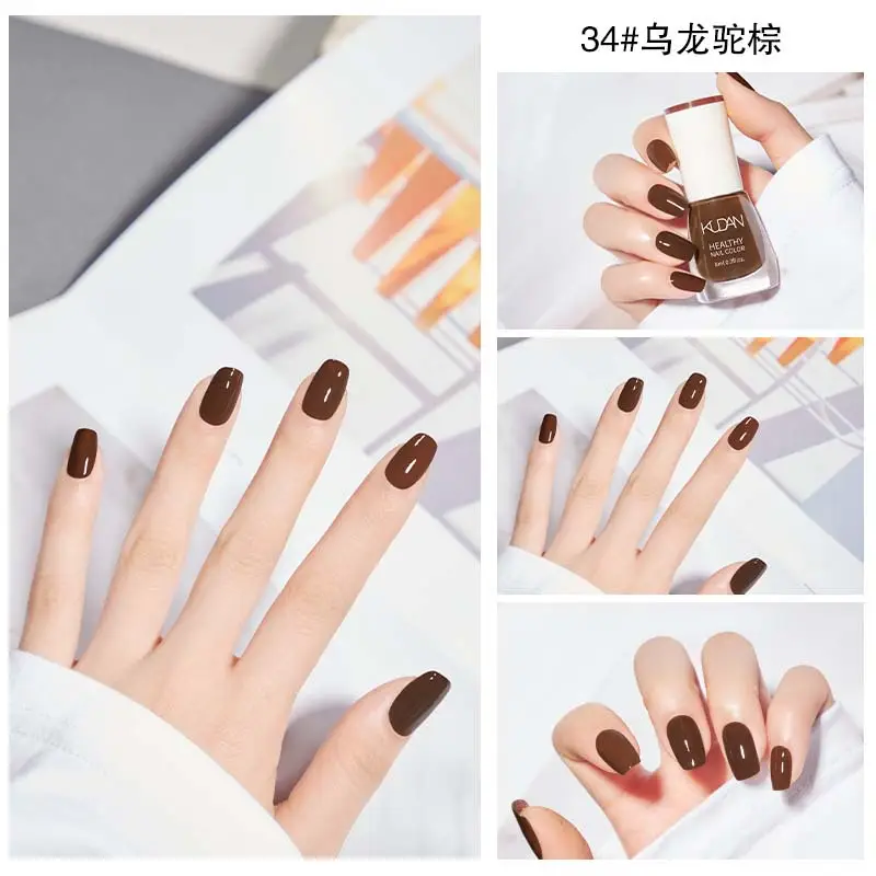 Kudan Oily Nail Polish Baking-Free Durable 8m - Image 34