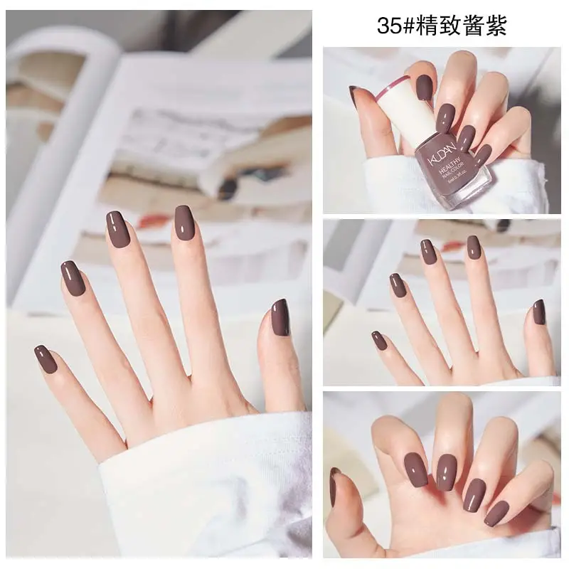 Kudan Oily Nail Polish Baking-Free Durable 8m - Image 35