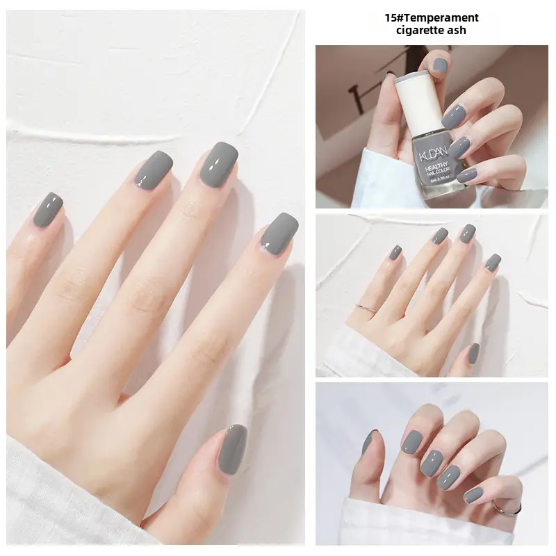 Kudan Oily Nail Polish Baking-Free Durable 8m - Image 15