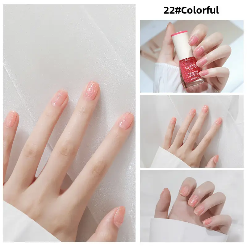 Kudan Oily Nail Polish Baking-Free Durable 8m - Image 22