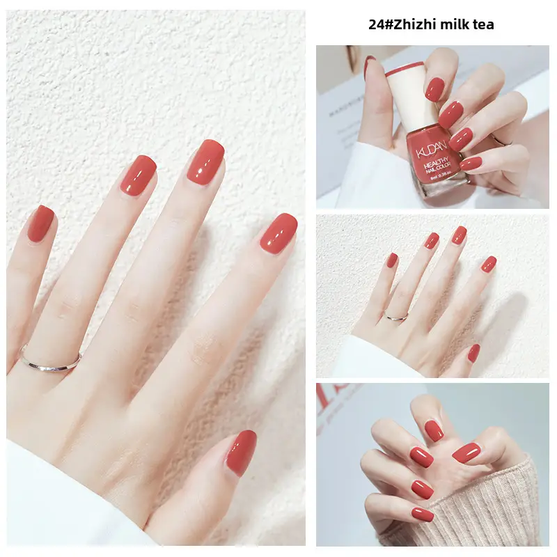 Kudan Oily Nail Polish Baking-Free Durable 8m - Image 24